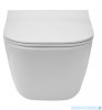 Roca Gap Square Compacto miska WC wisząca Rimless z deską wolnoopadającą Slim biała A34H473000